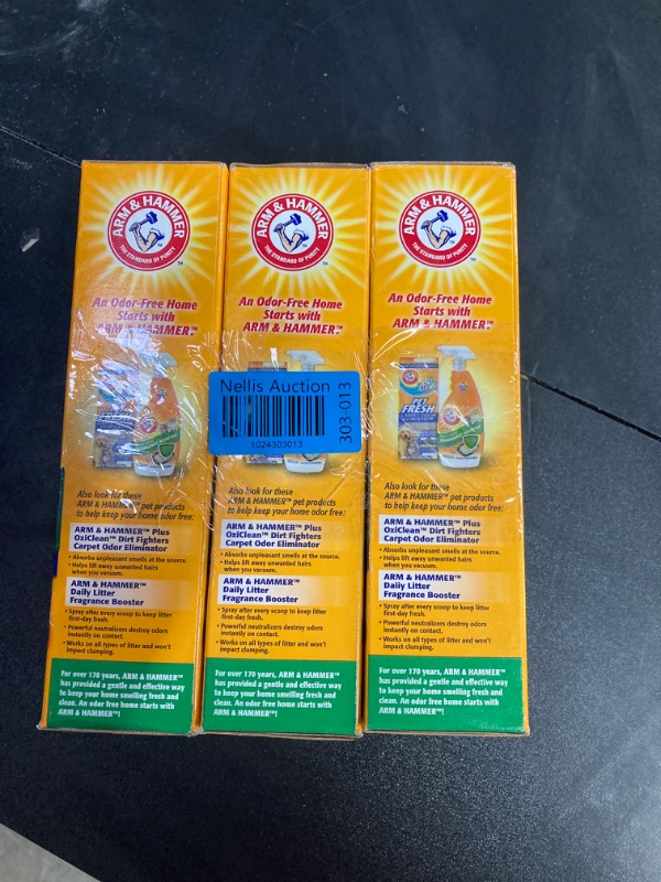 Photo 2 of (***3-Pack***) ARM & Hammer Cat Litter Deodorizer 30 oz 1.88 Pound (Pack of 1)