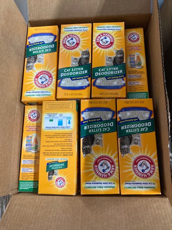 Photo 2 of 14 pack  ARM & Hammer Cat Litter Deodorizer 30 oz 1.88 Pound (Pack of 14)