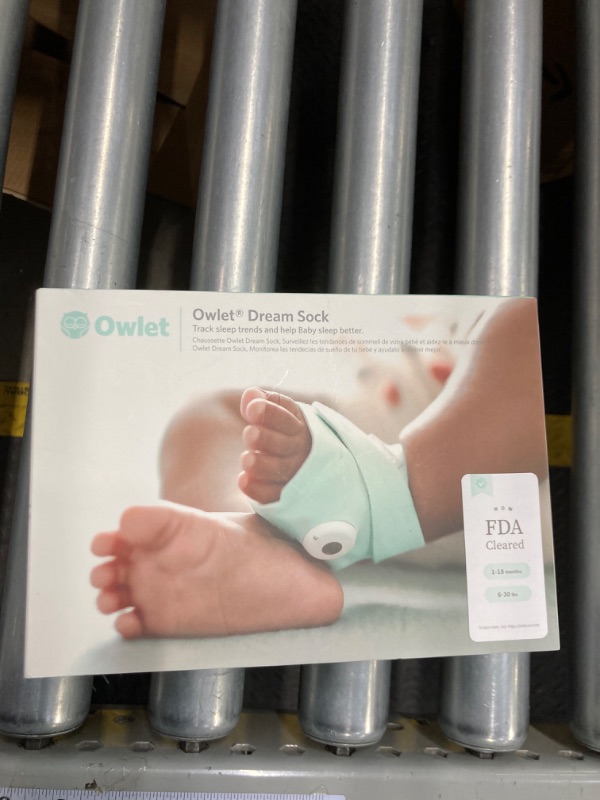 Photo 1 of Owlet Dream Sock® - FDA-Cleared Smart Baby Monitor - Track Live Pulse (Heart) Rate, Oxygen in Infants - Receive Notifications - Mint