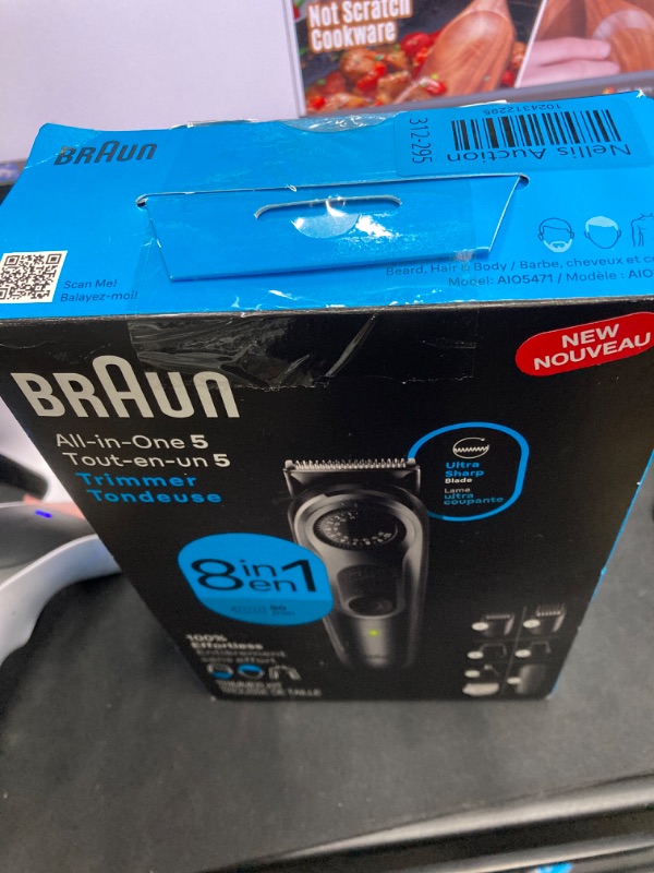 Photo 1 of Braun All-in-One Style Kit Series 5 5471, 8-in-1 Trimmer for Men with Beard Trimmer, Body Trimmer for Manscaping, Hair Clippers & More, Ultra-Sharp Blade, 40 Length Settings, Waterproof Black 10 Piece Set
