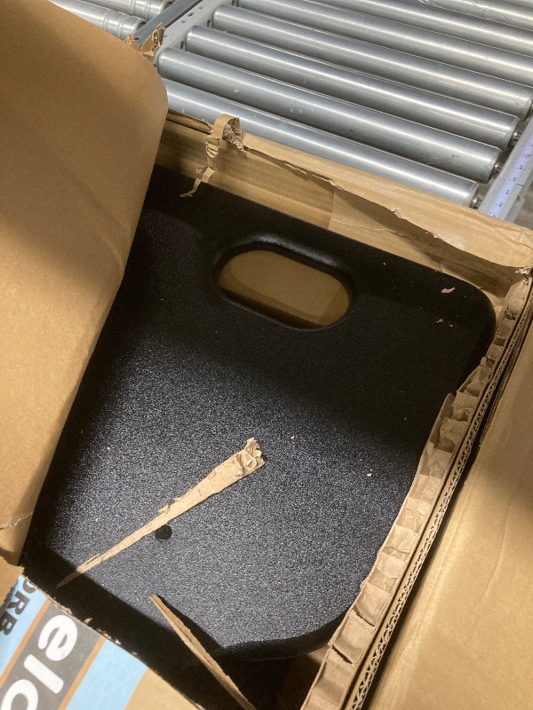 Photo 1 of Rocelco 46" Large Height Adjustable Standing Desk Converter - Quick Sit Stand Up Triple Monitor Riser - Tall Gas Spring Assist Computer Workstation - Retractable Keyboard Tray - Black (R DADRB-46)