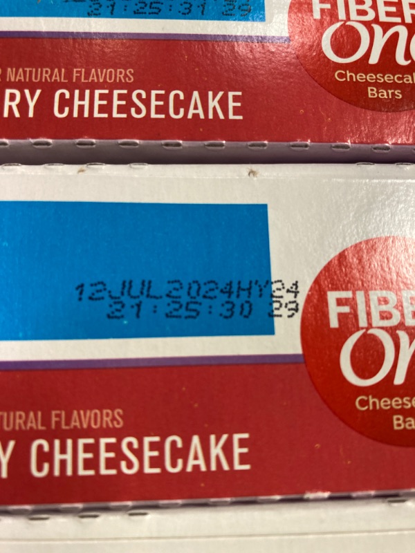 Photo 1 of **Expired July 12, 2024** Fiber One Cheesecake Bar