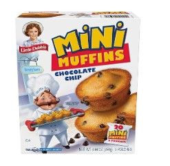 Photo 1 of 10 PACK! Little Debbie Chocolate Chip Mini Muffins, 5 Pouches, 8.44 OZ Box (Pack of 4) Chocolate Chip 8.44 Ounce (Pack of 4)