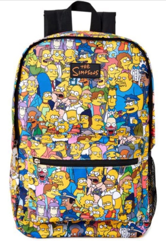 Photo 1 of *** BAG DESIGN VARIES *** Mad Engine Simpsons Character All Over Backpack One Size Multicolor