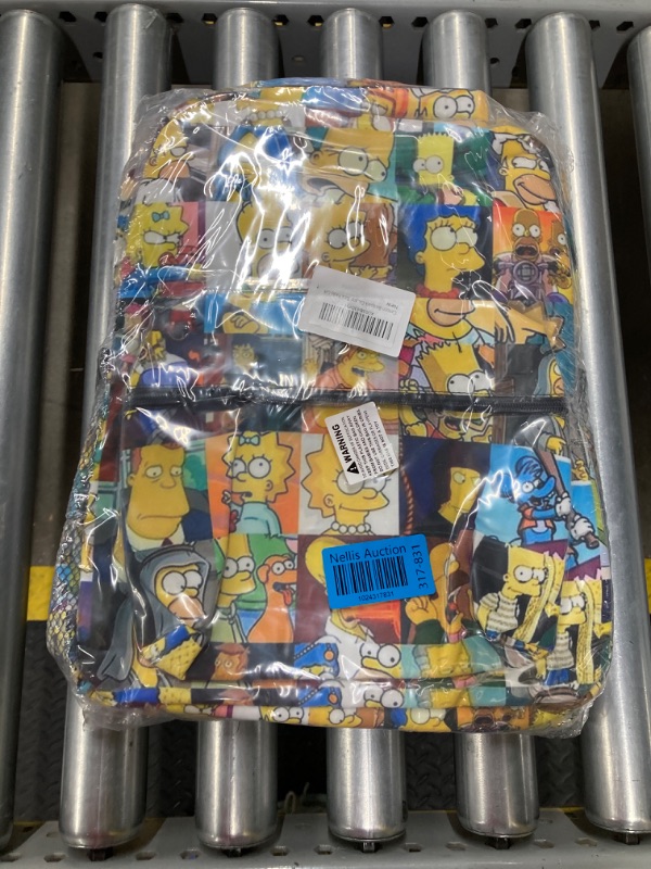 Photo 2 of *** BAG DESIGN VARIES *** Mad Engine Simpsons Character All Over Backpack One Size Multicolor