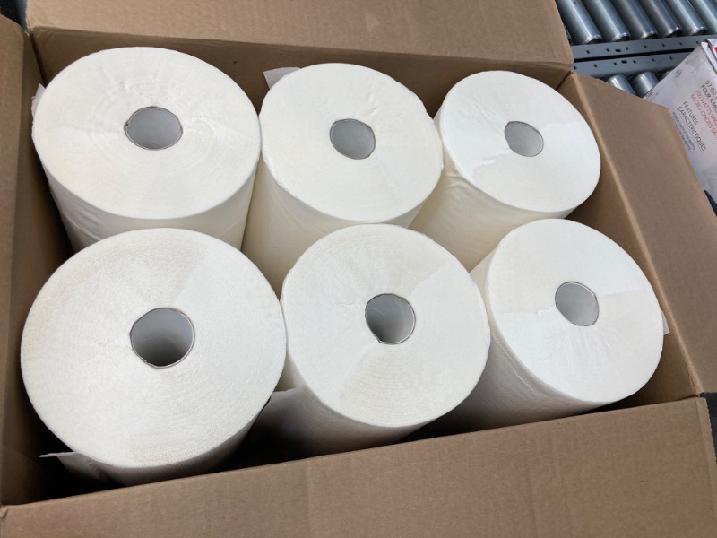 Photo 2 of Georgia Pacific EnMotion 59460/62/87/88/07/50/47 Compatible High Capacity Paper Towels, 10" X 800' Roll, White, (6 Rolls of Approx. 800')
