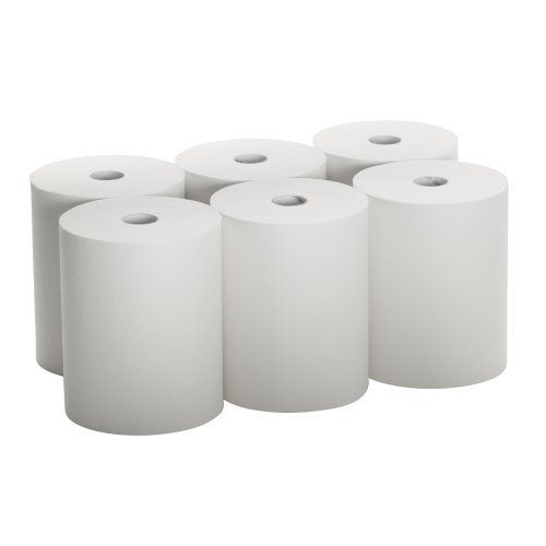 Photo 1 of Georgia Pacific EnMotion 59460/62/87/88/07/50/47 Compatible High Capacity Paper Towels, 10" X 800' Roll, White, (6 Rolls of Approx. 800')
