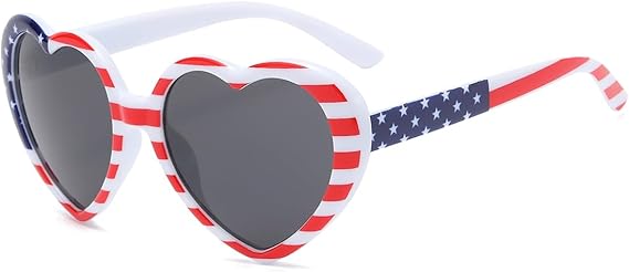 Photo 1 of Gleyemor Polarized Heart Shaped Sunglasses for Women Trendy Glasses Fashion Accessories
