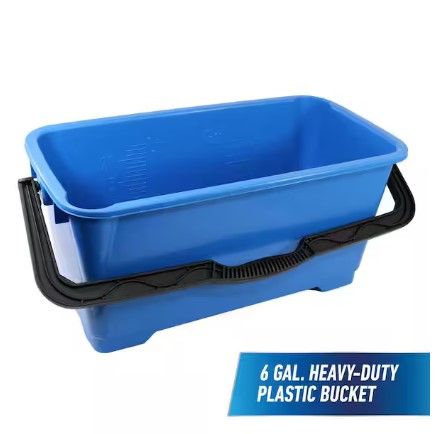 Photo 1 of 6 Gal. Heavy-Duty Plastic Bucket