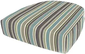 Photo 1 of 19.5" x 20" x 5" Sunbrella Deep Seating Rounded Back Cushion (Sunbrella Brannon Whisper)