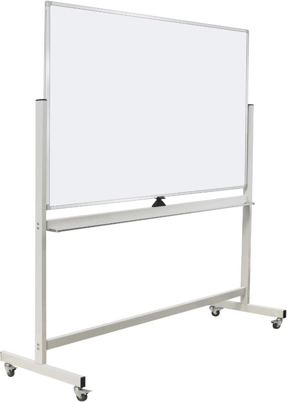 Photo 1 of 60"x40" Mobile Whiteboard Double-Sided Magnetic Large Dry Erase White Board