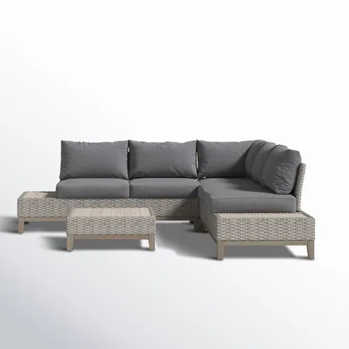 Photo 1 of Fleur 4 - Person Outdoor Seating Group with Cushions
