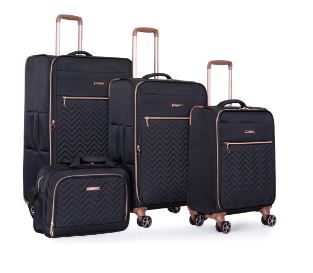 Photo 1 of ****ONE Piece OF LUGGAGE *** Travelhouse 4 Piece Luggage Set Softside Expandable Lightweight Suitcase with Double Spinner Wheels.(Black) 