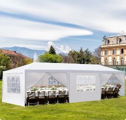 Photo 1 of *** FACTOY SEALED **Zimtown Gazebo Canopy Outdoor Party Wedding Tent with Spiral Tubes 10'x30' 8 sides