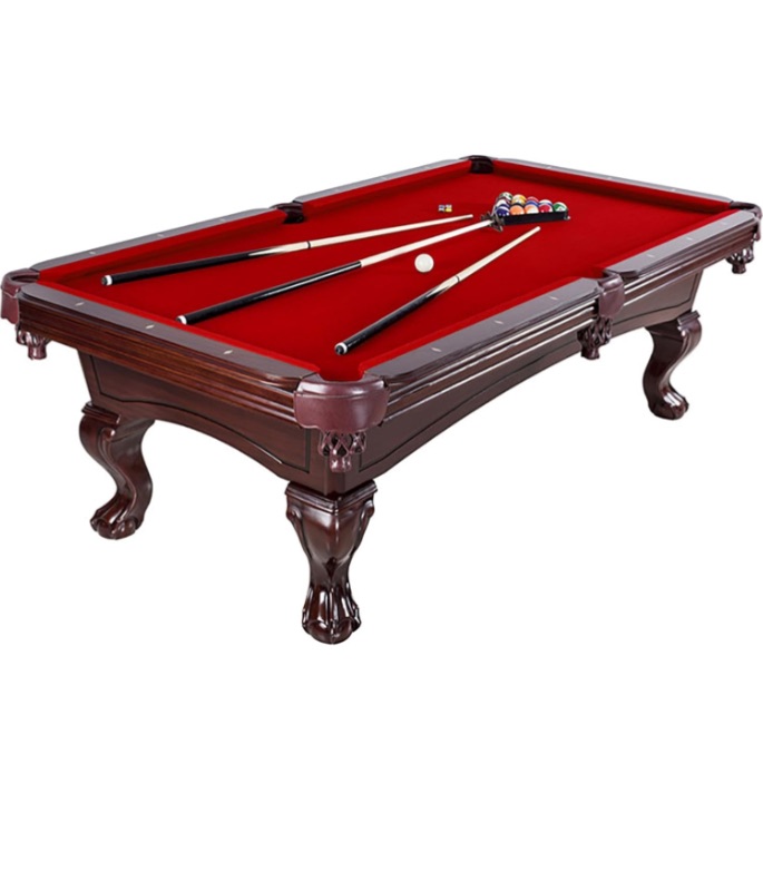 Photo 1 of *** BOX 1 OF 2**Hathaway Augusta 8-ft Pool Table Pool Table for Family Game Rooms