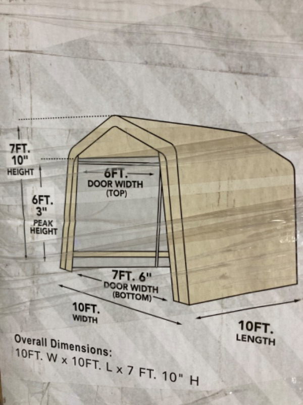 Photo 1 of 10Ftx10ft Portable Shed