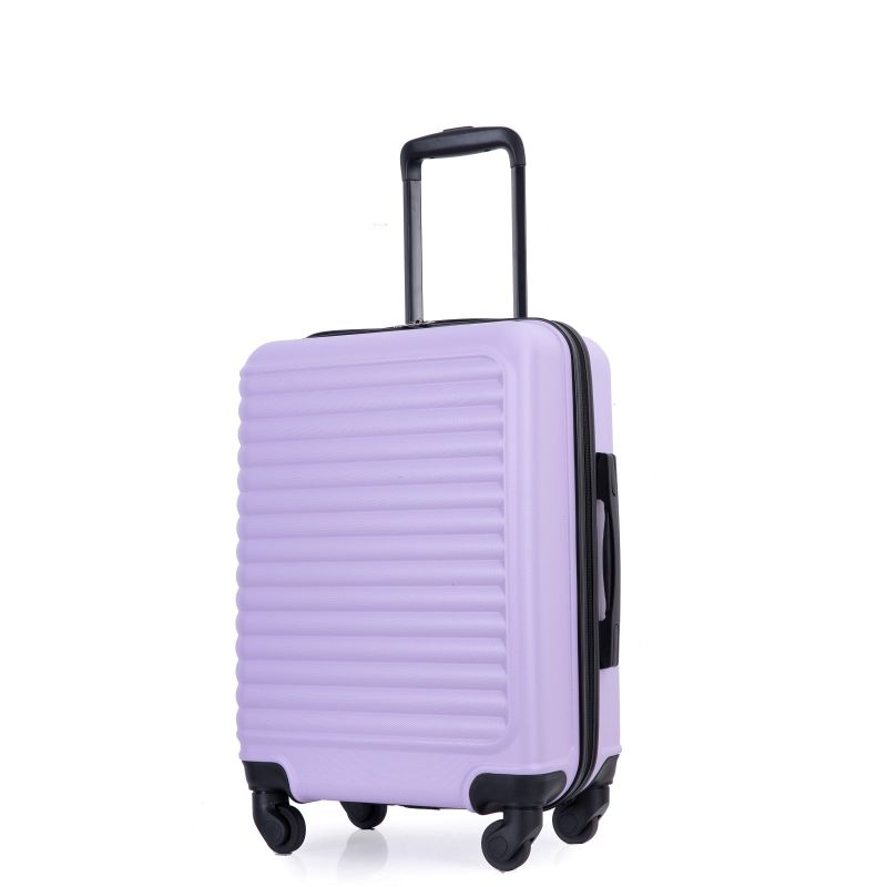 Photo 1 of ***ZIPPER BROKEN*** Travelhouse Hardshell Carry on Luggage 20" Lightweight Hardside Suitcase with Spinner Wheels.(Light Purple)