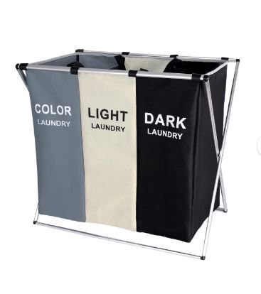 Photo 1 of Keenstone 135L Large Clothes Laundry Hamper Sorter Waterproof Laundry Storage Bag Basket Sorter for Laundry Room Organization