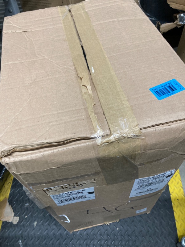 Photo 1 of simplehuman 50 Liter / 13 Gallon Semi-Round Kitchen Step Trash Can with Secure Slide Lock, Grey Plastic Gray 50 Liter Trash Can