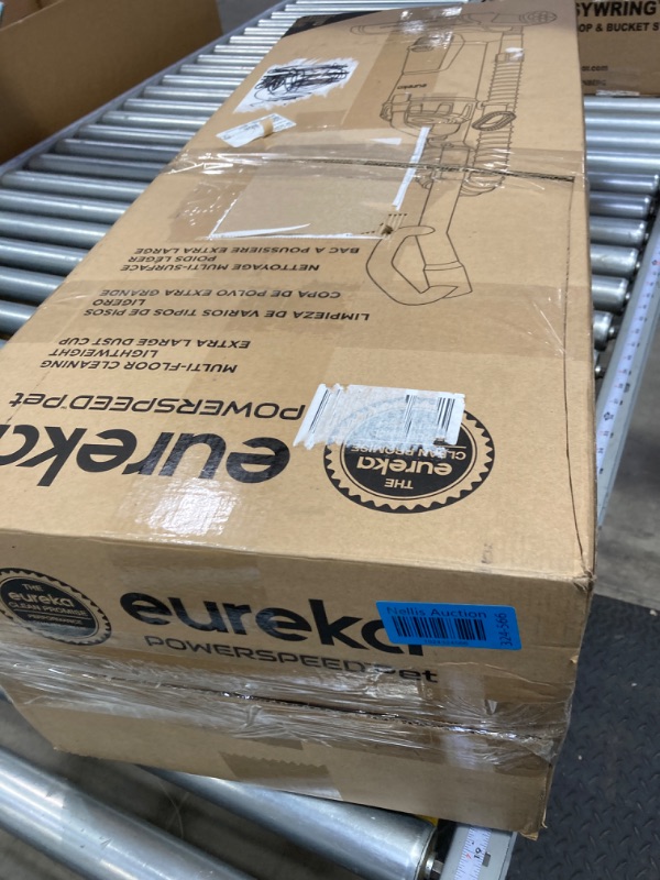 Photo 1 of EUREKA PowerSpeed Lightweight Powerful Upright Vacuum Cleaner for Carpet and Hard Floor, Pet Turbo, Black,Yellow