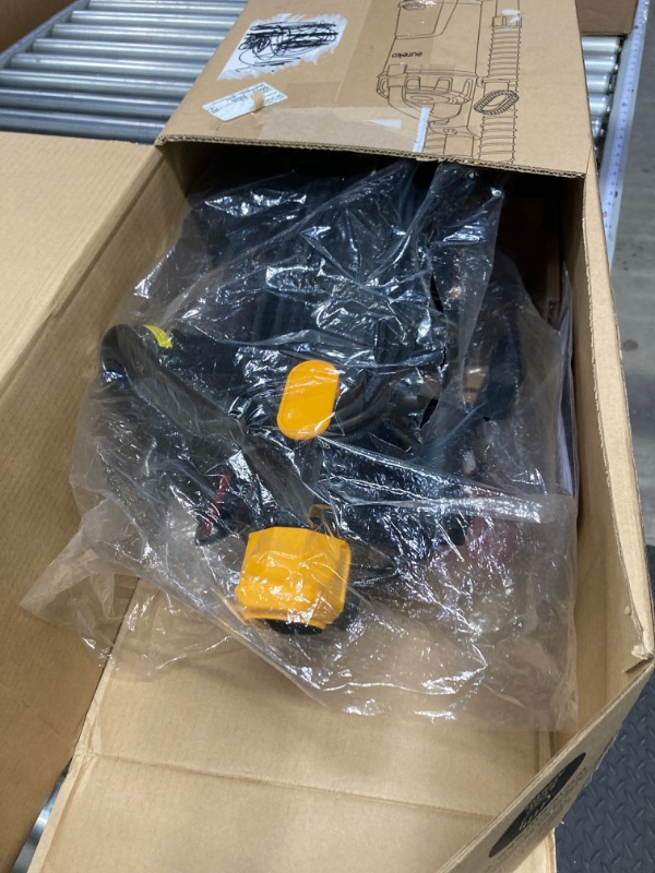 Photo 1 of EUREKA PowerSpeed Lightweight Powerful Upright Vacuum Cleaner for Carpet and Hard Floor, Pet Turbo, Black,Yellow