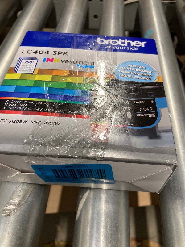 Photo 3 of Brother LC4043PKS 3 Pack of Standard Yield Cyan, Magenta and Yellow Ink Cartridges