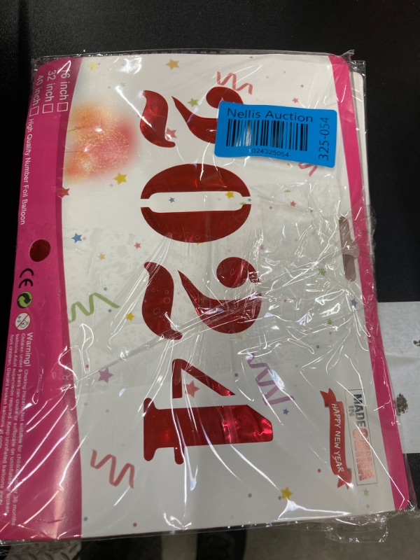 Photo 1 of 32 Inch Red Number 2024 Balloon Big Large Size Giant Jumbo Digit Mylar Foil Helium Red Balloons for Happy 2024 New Year Eve Celebration Decorations Party Supplies.   ***PACK OF 4***.    3 RED 1 GREEN
