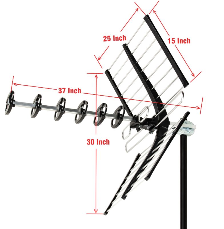 Photo 1 of [2024 Newest] Elite Performance Outdoor TV Antenna: Redefining Your Viewing Experience, Black
