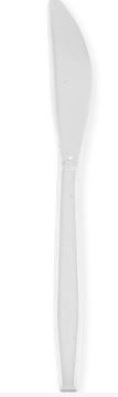 Photo 1 of Blue Sky Premium Disposable White Plastic Knives - 100 Count | Durable & Eco-friendly Option - Ideal for Parties, Picnics, and Catered Events