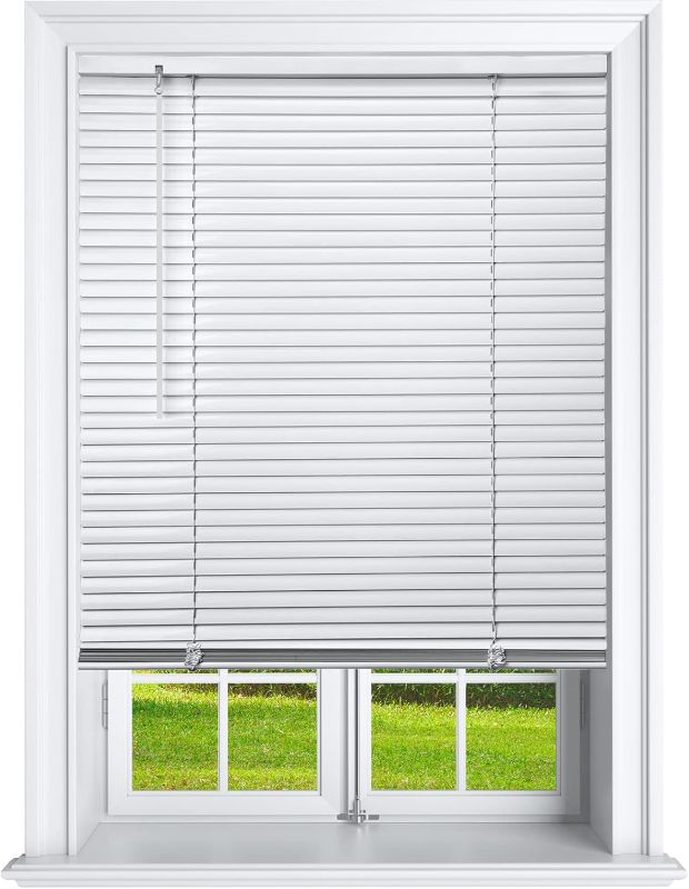 Photo 1 of Cordless 1 Inch Window Blinds, Mirrotek Cordless Blinds Light Filtering Mini Blinds 30 x 64