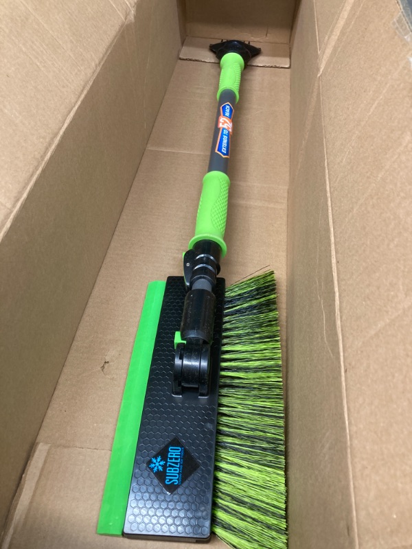 Photo 2 of SubZero 14052 52" Avalanche Extreme Extendable Snowbroom for Cars, Trucks, SUVs 52" Green & Black