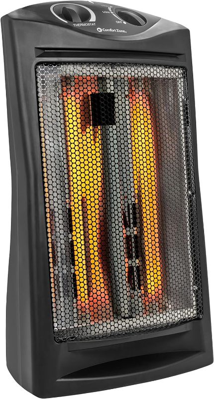 Photo 1 of *PARTS ONLY*
Electric Quartz Infrared Radiant Tower Space Heater with 2 Heat Settings and Overheat Protection, Ideal for Home, Bedroom, & Office, 1,500W, CZQTV007BK