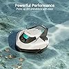 Photo 2 of AIPER Seagull SE Cordless Robotic Pool Cleaner, Pool Vacuum Lasts 90 Mins, LED Indicator, Self-Parking, Ideal for Above/In-Ground Pools up to 33 Feet - White (Renewed)