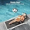 Photo 5 of AIPER Seagull SE Cordless Robotic Pool Cleaner, Pool Vacuum Lasts 90 Mins, LED Indicator, Self-Parking, Ideal for Above/In-Ground Pools up to 33 Feet - White (Renewed)