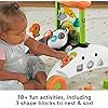 Photo 5 of Fisher-Price Baby & Toddler Toy 2-Sided Steady Speed Panda Walker with Smart Stages Learning & Blocks for Ages 6+ Months