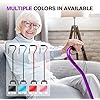 Photo 4 of BeneCane Quad Cane Adjustable Walking Cane with Offset Soft Cushioned Handle for Men & Women Lightweight Comfortable with 4-Pronged feet for Extra Stability puple