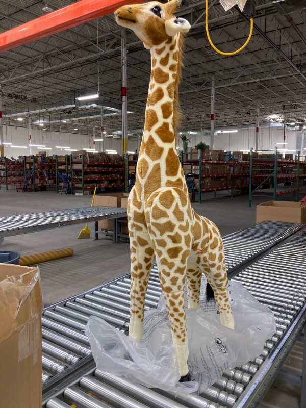 Photo 2 of Melissa & Doug Giant Giraffe - Lifelike Stuffed Animal (over 4 feet tall)