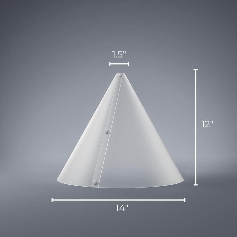 Photo 3 of -Flat World The Light Cone x Karl Taylor Photo Light & Photo Flash Diffuser - 360 Diffusion for Shooting Reflective Objects Alternative to Picture Box or Photo Box for Product Photography - Phone