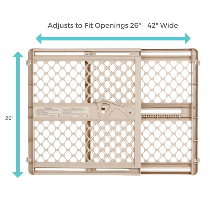 Photo 4 of Toddleroo by North States Supergate Ergo Child Gate, Baby Gate for Stairs and Doorways. Includes Wall Cups. Pressure or Hardware Mount. Made in USA. (26"...
