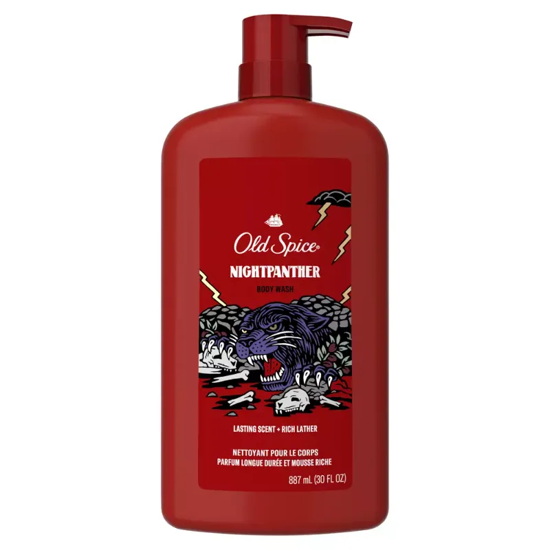 Photo 1 of (2) Old Spice Night Panther Shower Gel. 33.4 FL OZ. 