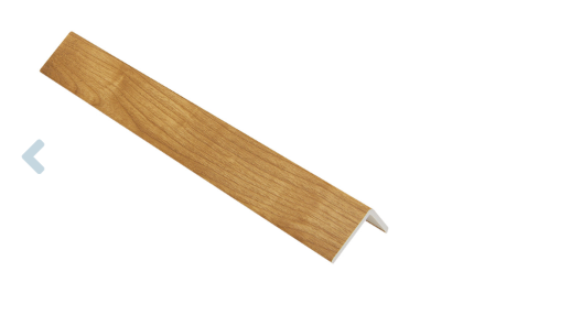 Photo 1 of ***EXTREMELY LONG*** 1-3/8in X 1-3/4in X 110in Long | Cap or Angle Moulding | Oak Finish
