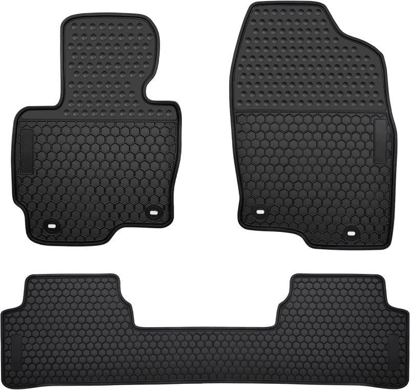 Photo 1 of Car Floor Mats Custom Fit for Mazda CX 5 CX-5 SUV 2013 2014 2015 2016 Odorless Washable Rubber Foot Heavy Duty All Weather Car Floor Liner-Black
