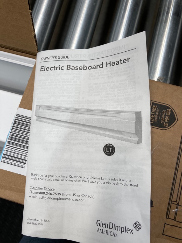 Photo 4 of Cadet 36-in 120-Volt 750-Watt Standard Electric Baseboard Heater