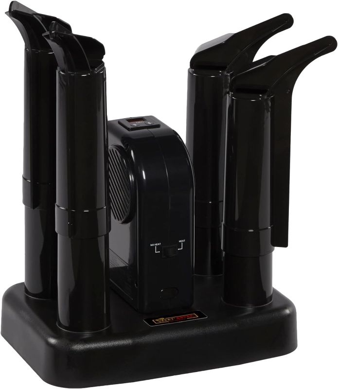 Photo 1 of PEET, Advantage Plus 4-Shoe Electric Shoe and Boot Dryer with Fan & Heat Settings, Made in the USA, Black