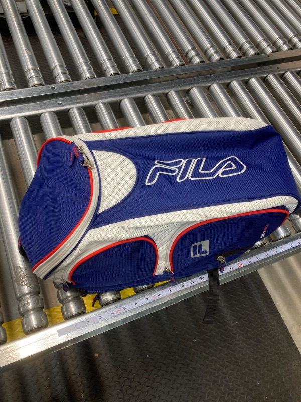 Photo 2 of Fila Ultimate Tennis with Shoe Pocket, Red/White/Blue, One Size