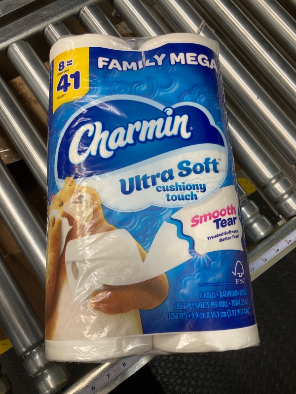 Photo 1 of 8=41 CHARMIN FAMILY MEGA ULTRA SOFT TOLIET TISSUE , BULK  PACK OF 3 