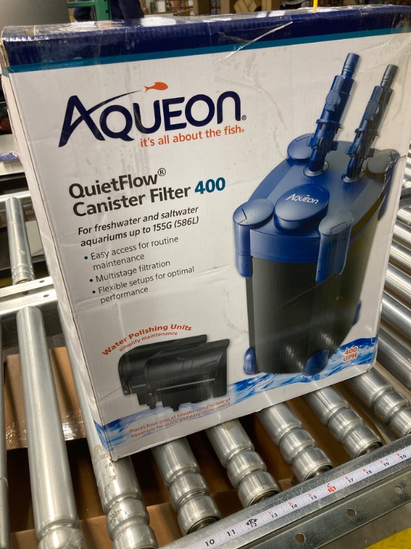 Photo 4 of Aqueon QuietFlow 155/400 Canister Filter