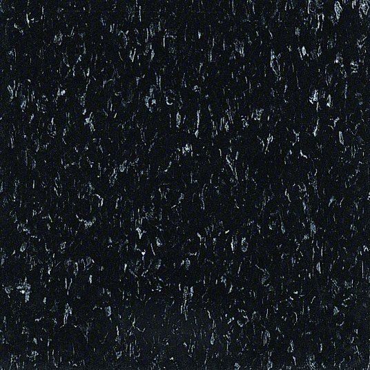 Photo 1 of ARMSTRONG Vinyl Composition Tile: Vinyl, Smooth, 12 in, 45 sq ft Coverage Area, Classic Black, 45 PK
