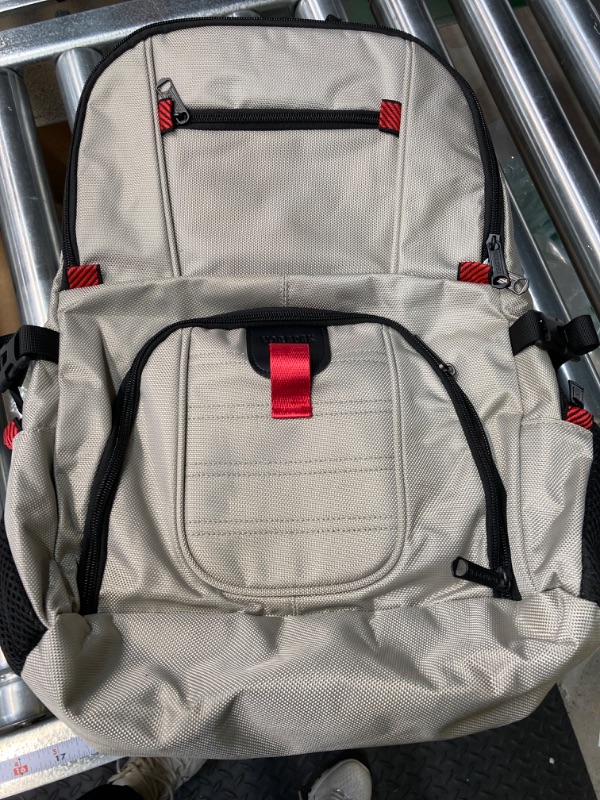 Photo 1 of YOREPEK Travel Backpack, Extra Large 50L Laptop Backpacks for Men Women, Water Resistant College Backpack Airline Approved Business Work Bag with USB Charging Port Fits 17 Inch Computers, Light Grey 17 inch Light Grey