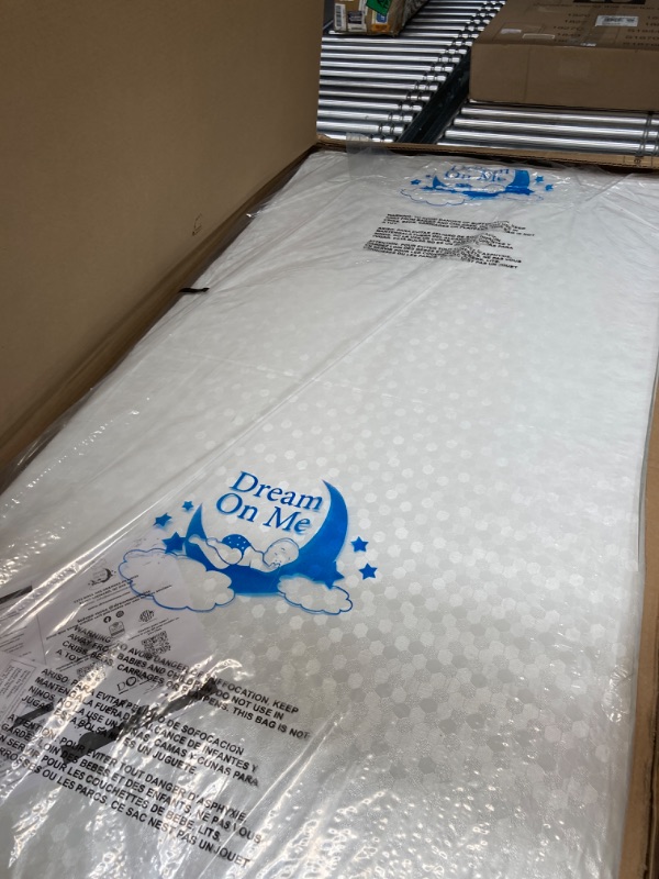 Photo 2 of Dream On Me Honeycomb Orthopedic Firm Fiber Standard Baby Crib Mattress | Greenguard Gold certified | 10 Year warranty | 5” Fiber Core Optimum Support | Infant and Toddler Mattress | Waterproof Cover